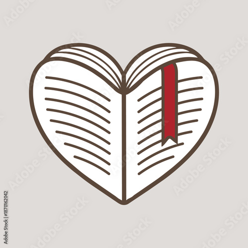 Book Heart Logo