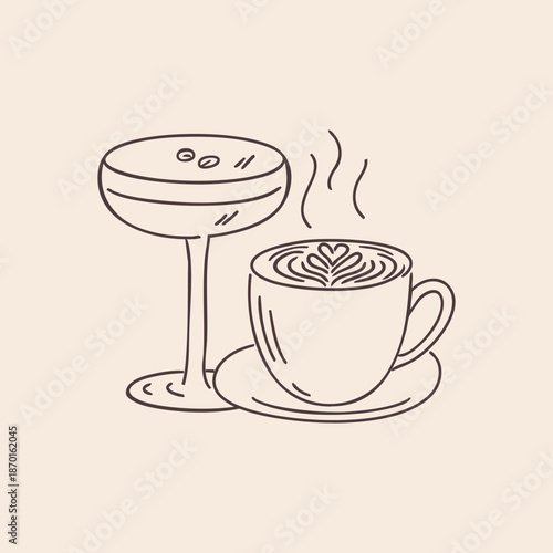 Espresso martini and espresso logo 