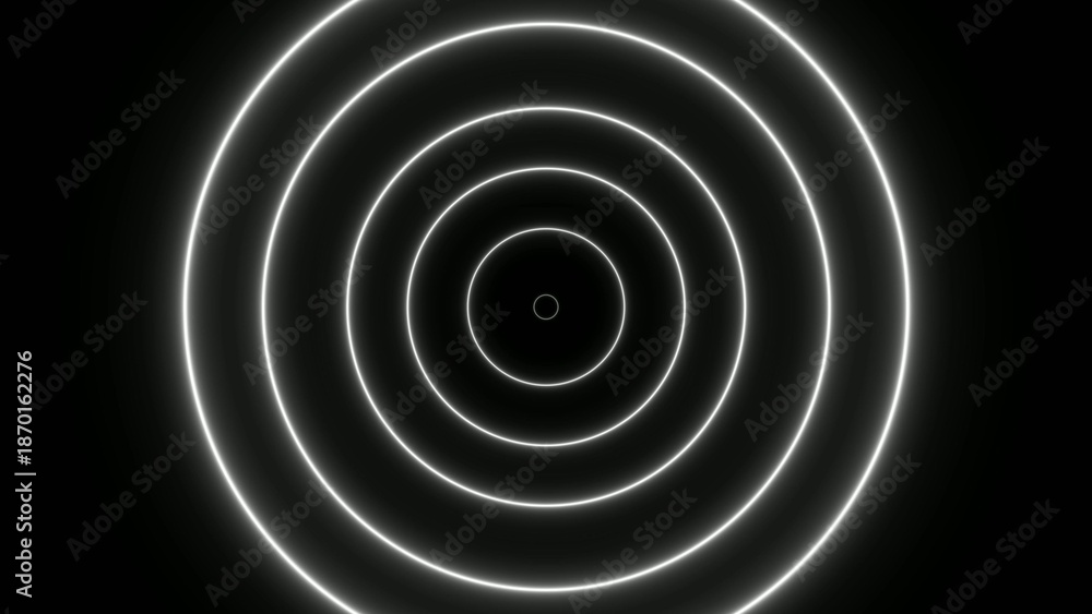 Fototapeta premium Concentric glowing Generate title without using the word 