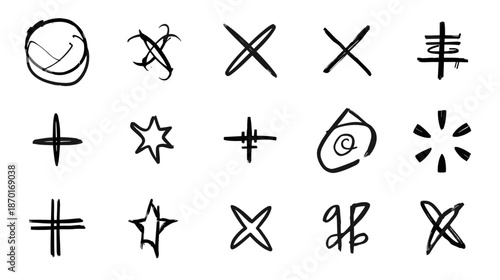 Collection of various symbols and signs