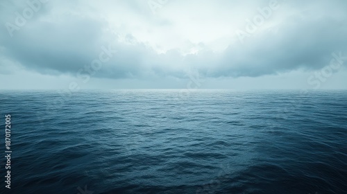Vast, stormy sea