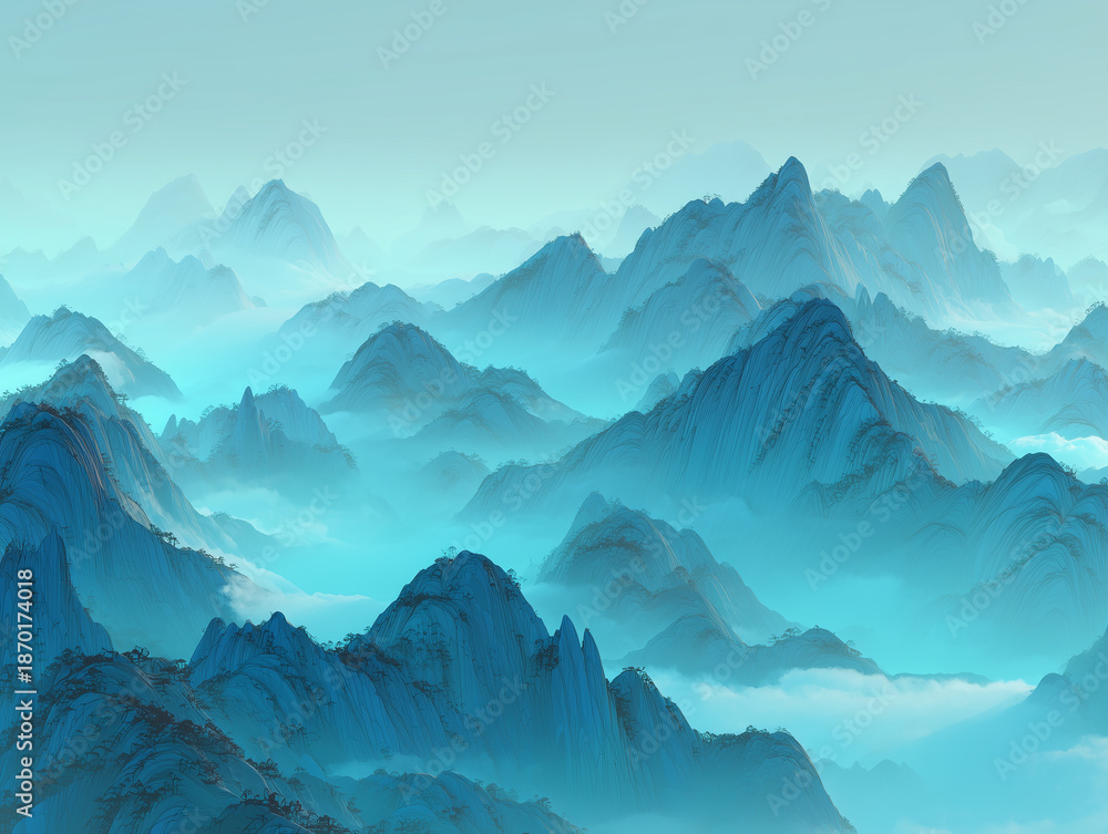 Fototapeta premium mountains in the mountains