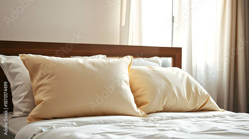 Two Pillows with One Disturbed
