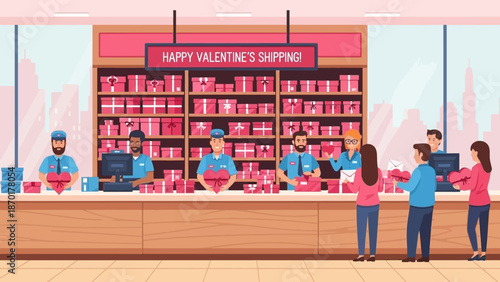 Happy Valentine's Day gift shipping and shopping