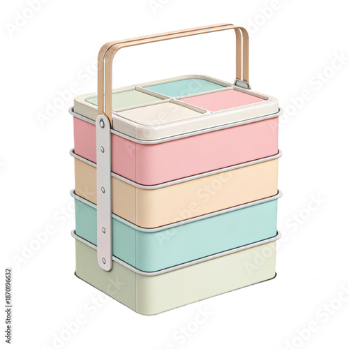 Stackable snack box carrier for organized and portable storage, perfect for daily use, travel, or outdoor activities.