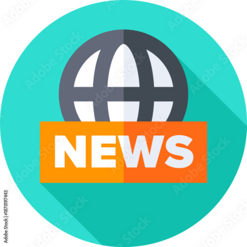 World News Globe Icon