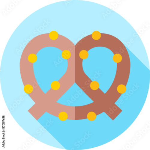 Pretzel Snack Icon