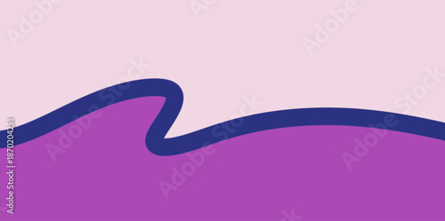 Abstract Dynamic Wave with Loop Element. A flowing wave featuring a stylish loop detail, adding movement and a unique twist to the design. Usage: Great for YouTube thumbnails, book covers.