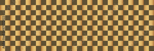 Seamless geometric checkerboard texture with soft 3D depth in warm beige tones