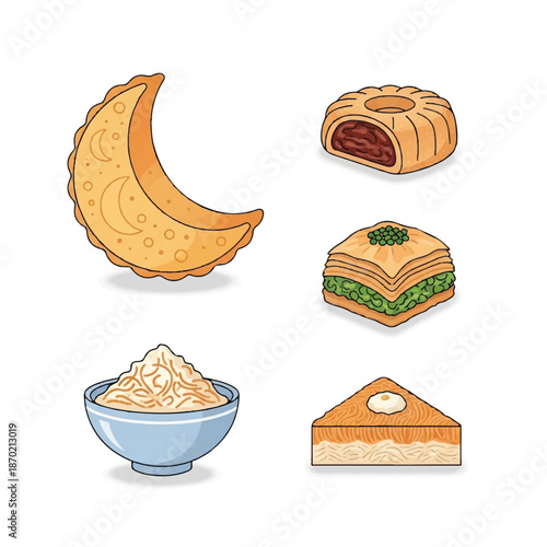 Assorted Pastries and Desserts for Celebration.