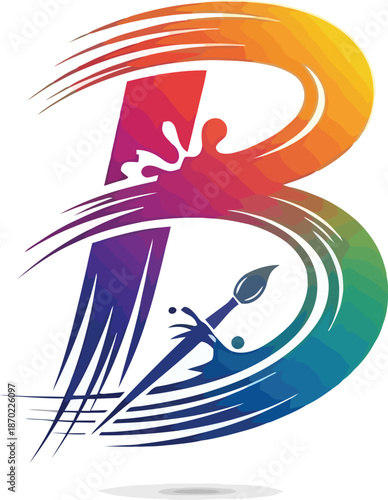 Cartoon style black silhouette art of a man wearing a helmet and holding a sword designed as a vector illustration icon or tattoo element