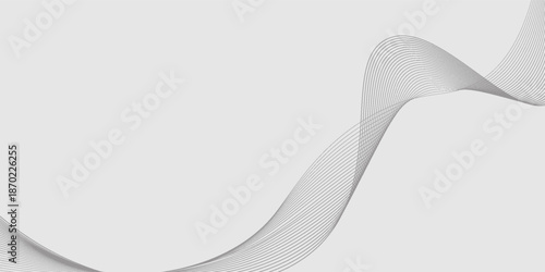 Abstract vector background with black wavy lines. EPS10