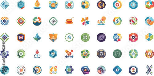 Colorful vector alphabet set with cartoon flower pattern and nature floral design elements for kids wallpaper illustration