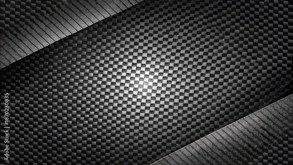 Obraz premium Carbon Fiber Weave Texture Background