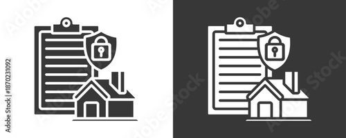 Security Policy Icon Set Multiple Style Collection