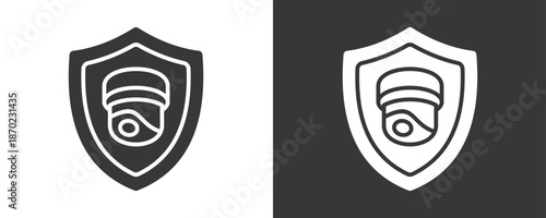 Security Camera Icon Set Multiple Style Collection