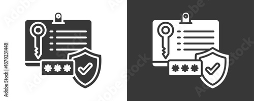 Authentication Icon Set Multiple Style Collection