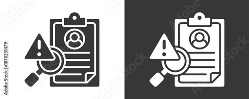 Risk Assessment Icon Set Multiple Style Collection