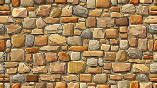 Stone Wall Texture Background Pattern