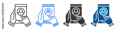 Authorization Icon Set Multiple Style Collection