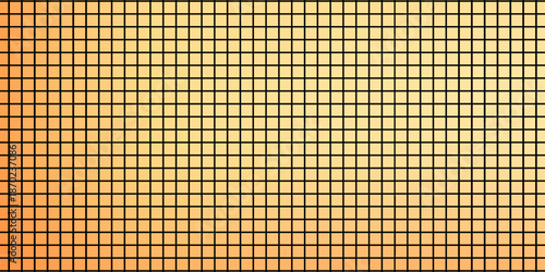 Japanese background: Yellow gradation checkered pattern