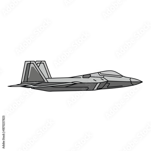 Isolated vector icon of a cruise ship transporting a speed motorboat under the airplane's flight path in the sky, next to a UFO flying over the water