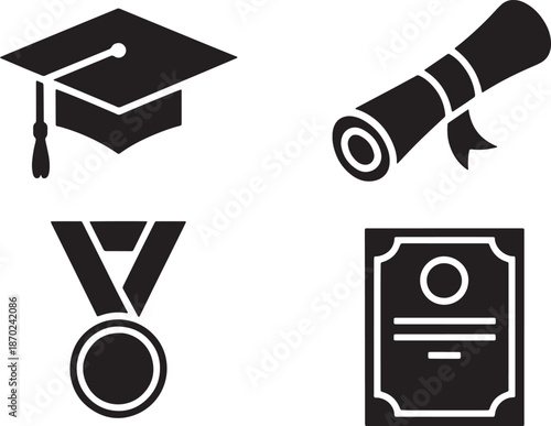 Graduation education success academic ceremony achievement university degree award diploma medal