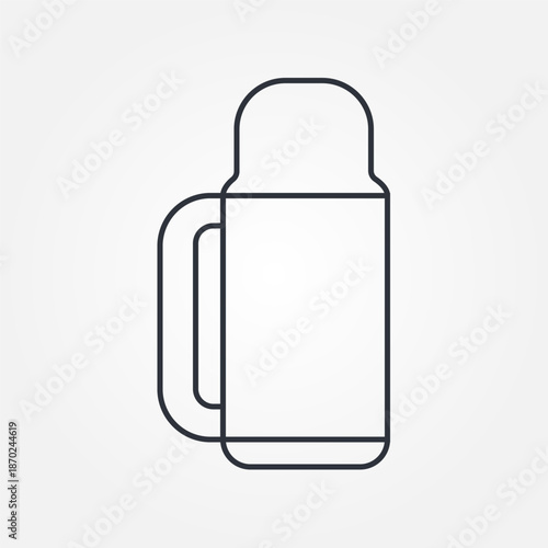 thermos icon symbol illustration vector eps10 logo template design pattern seamless bright minimal design flat design realistic style simple design modern design