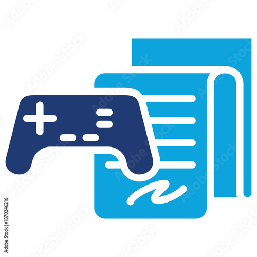 contract mixed color icon