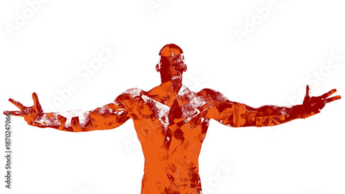 Imposter Syndrome Psychological Concept Abstract Background