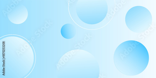 Abstract geometric background gradient soft light blue bokeh for Graphic Business background hitech technology digital design illustration web template background backdrop desktop wallpaper bubbles