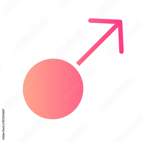 man gradient icon
