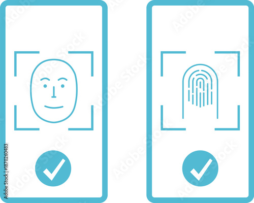 顔認証と指紋認証