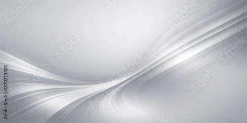 Abstract brushed silver metal texture background with a shiny metallic steel plate design and grey aluminum wave pattern for a textured surface wallpaper