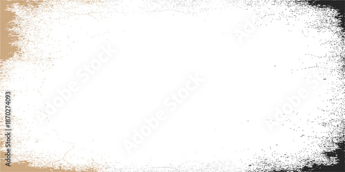 Abstract grunge winter frame with snowflake and space for text