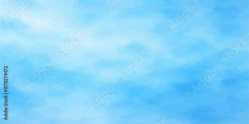 Blue sky with white clouds on a sunny day