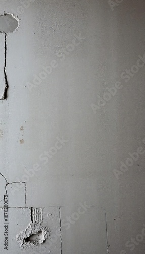 Distressed concrete wall with rough textures and faded paint,  industrial,  backdrop