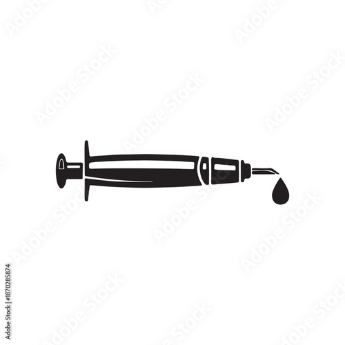 Insulin icon vector logo design template