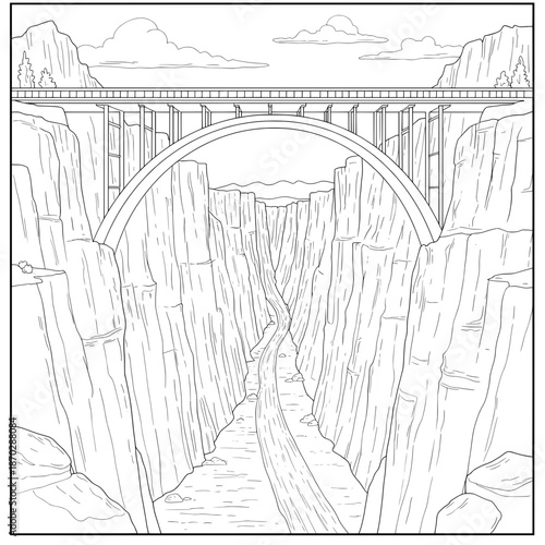 Canyon bridge