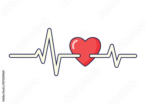 Blood Pressure Monitor Vector Illustration – Medical Health Check, Cardiology and Diagnosis Equipment