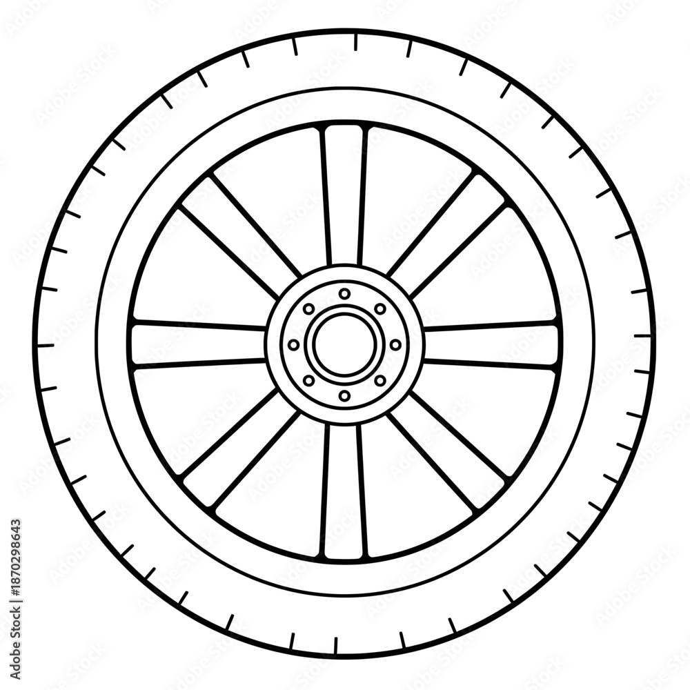 Obraz premium Wheel Image