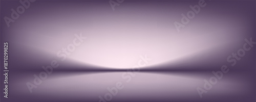 Abstract gradient podium background. Violet, purple and lilac empty 3d studio backdrop. Clean scene for product presentation mockup template. Vector illustration.