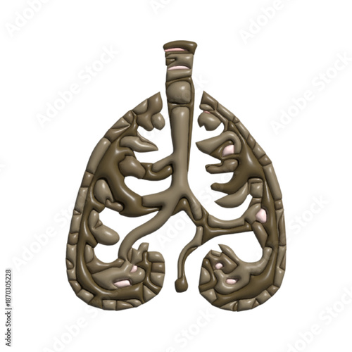 Cartoon human organs, brain, stomach, kidneys, intestine and reproductive system. Vector human internal organs icon 