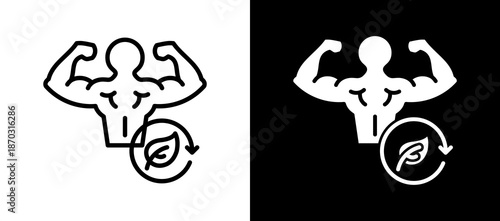 Body Detox whiteblack icon