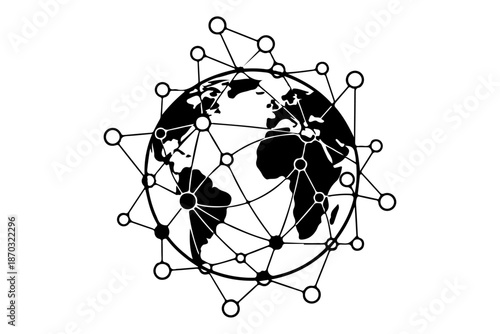 Abstract Representation of Global Network Connections and Connectivity
