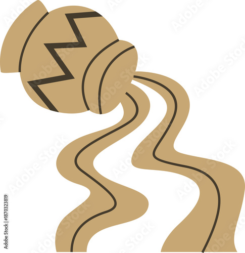 Antique Ancient Greek Element