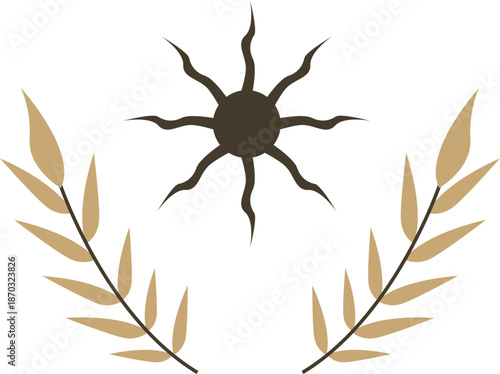 Antique Ancient Greek Element