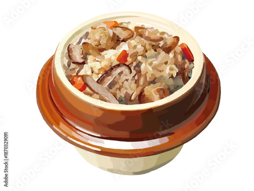 鶏めし（釜入り）