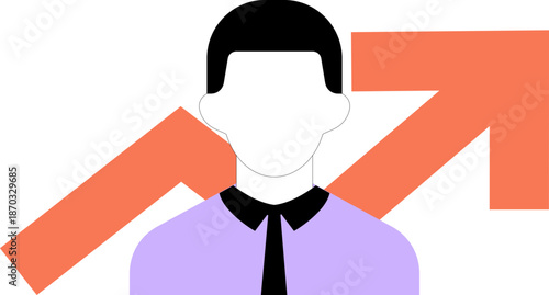 Business Leadership Icon Element