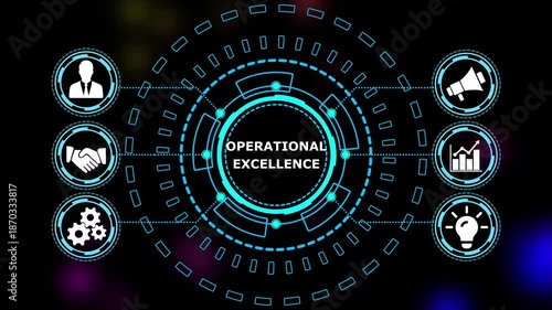 Abstract automation technology background. Business, Technology, Internet and network concept.